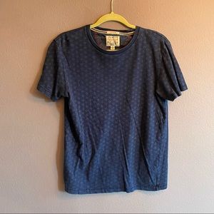 Lucky Brand Indigo Printed T-Shirt - Size Small